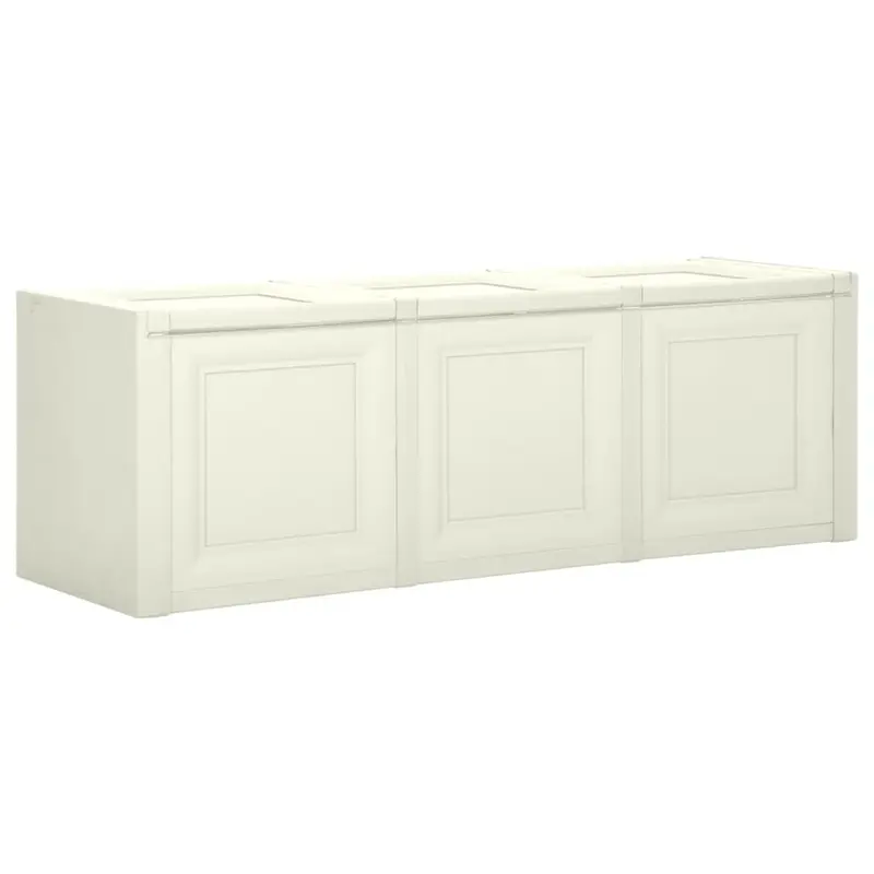 Caja de cojines crema 130 L 125x40x42 cm