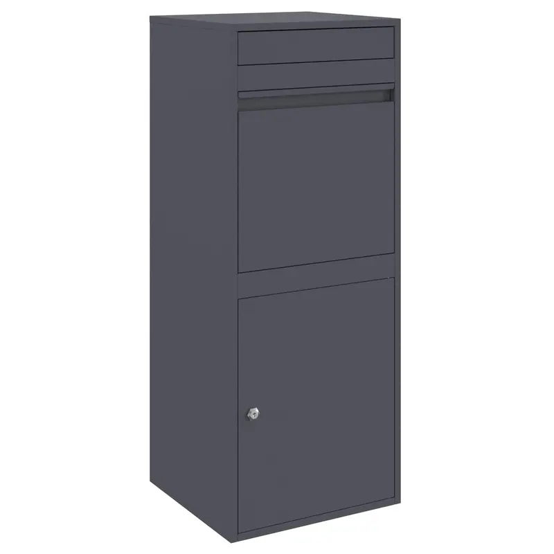 Caja de entrega de paquetes Antracita 41 x 38 x 103 cm Acero