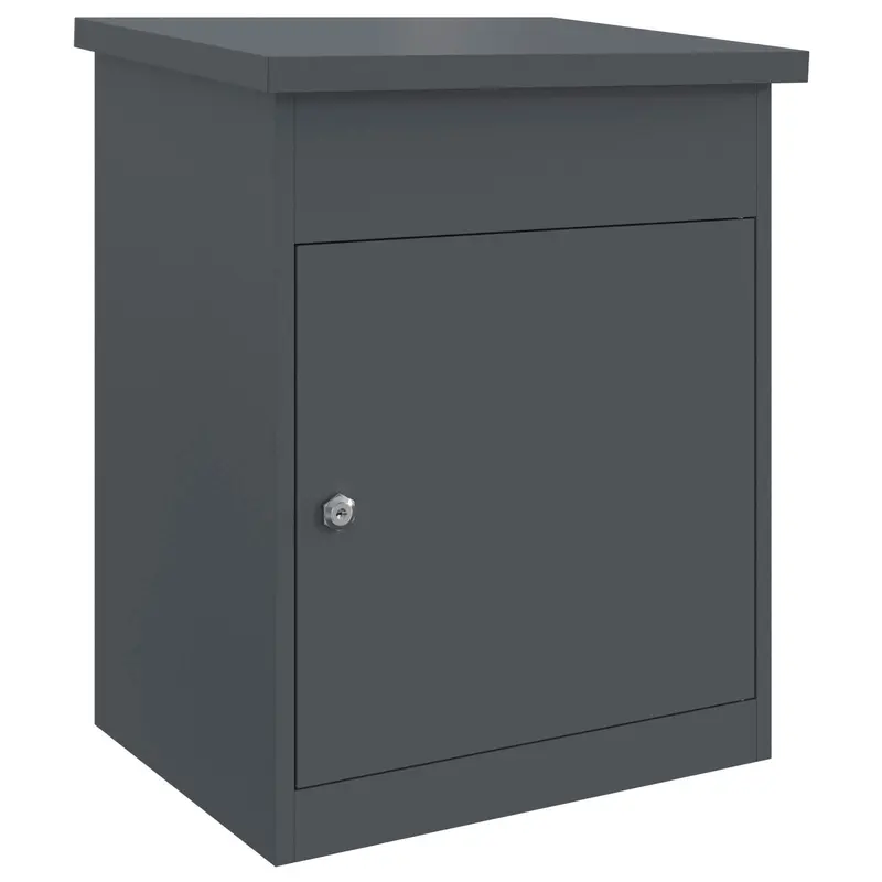 Caja de entrega de paquetes Antracita 47.5 x 38 x 59 cm Acero