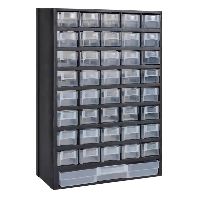 Caja de herramientas armario almacenamiento plástico 41 cajones