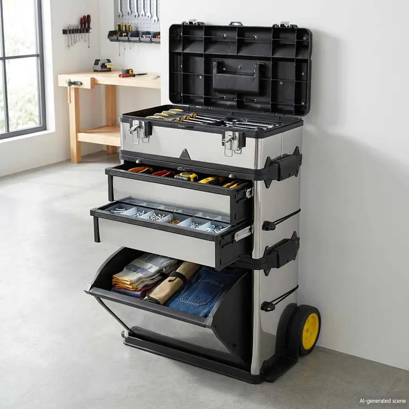 Caja de herramientas de 3 partes