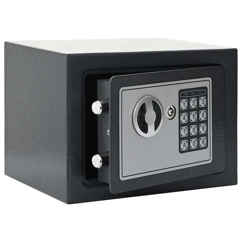 Caja fuerte digital Gris oscuro 23 x 17 x 17 cm Acero