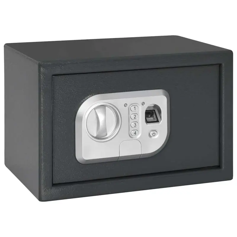 Caja fuerte digital Gris oscuro 31 x 20 x 20 cm Acero