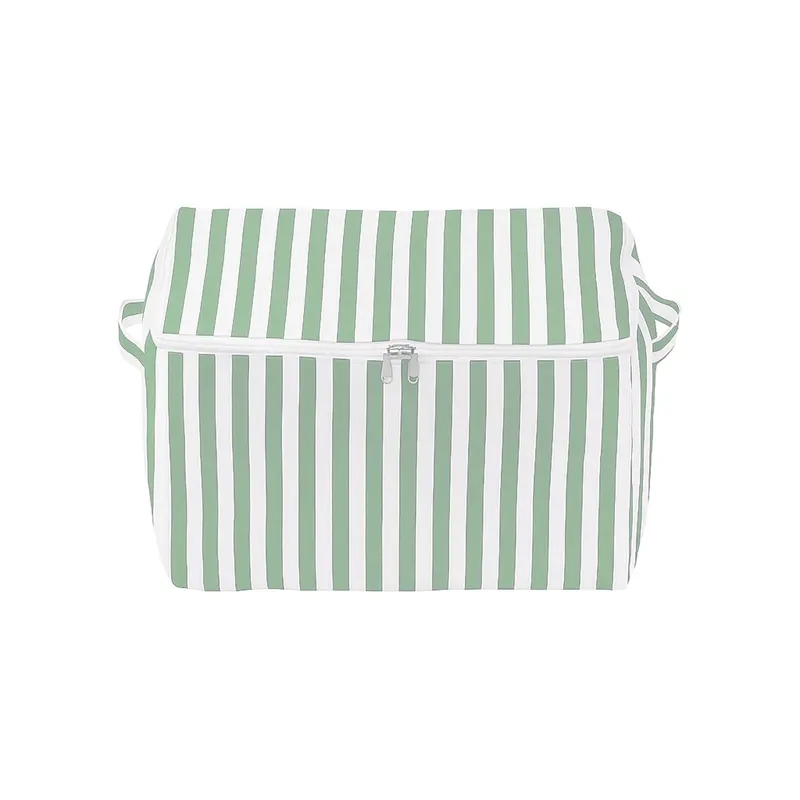CAJA TELA PEQUEÑA LINTEA VERDE CLARO