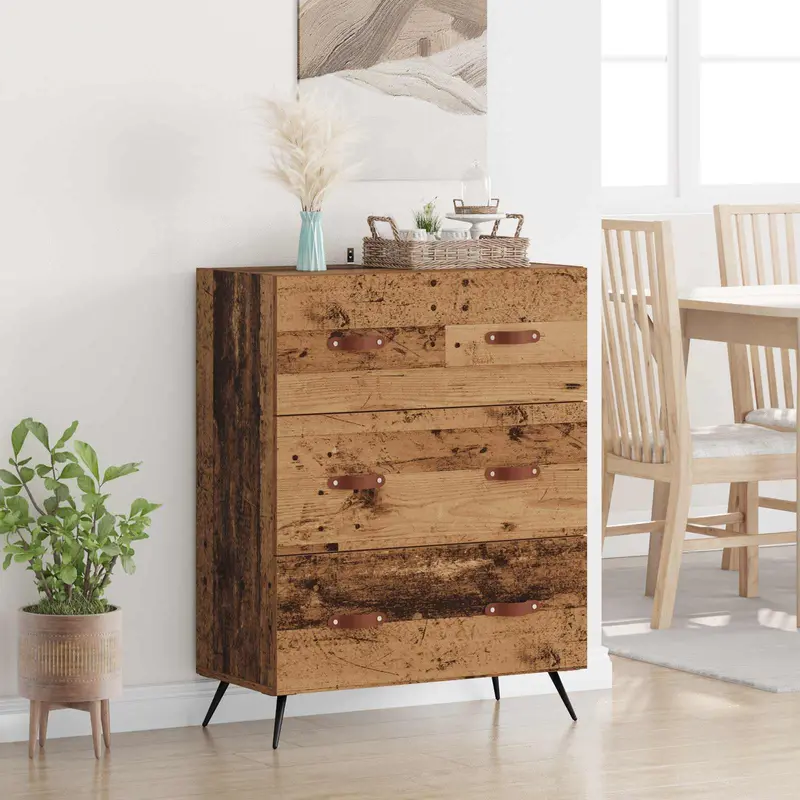 Cajonera Madera vieja 69,5 x 34 x 90 cm Madera de ingeniería