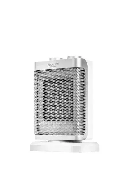 Calefactor cerámico de 1500 w con funcionamiento silencioso y sensor antivuelco ready warm 6100 ceramic rotate de Cecotec