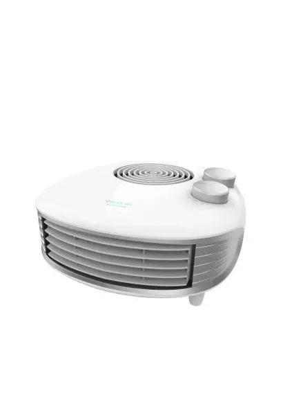 Calefactor eléctrico de baño con dos niveles de potencia en color blanco ready warm 9800 force horizon de Cecotec