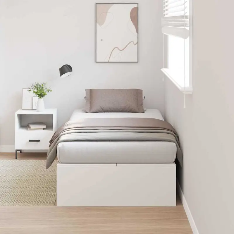Cama con almacenamiento 100 x 200 cm Madera contrachapada