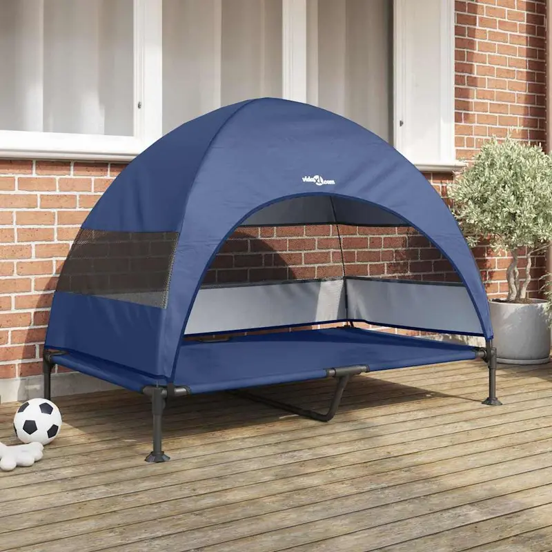 Cama Elevada para Perros Manual Azul marino 127 x 81 x 108 cm