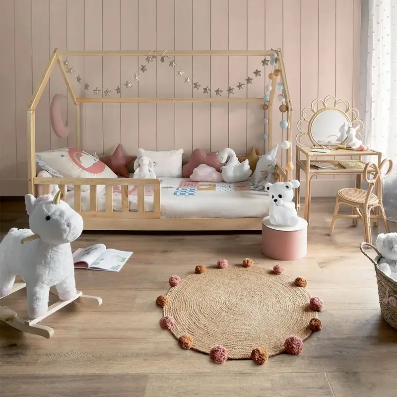 Cama intantil tipo cabaña  Bosco