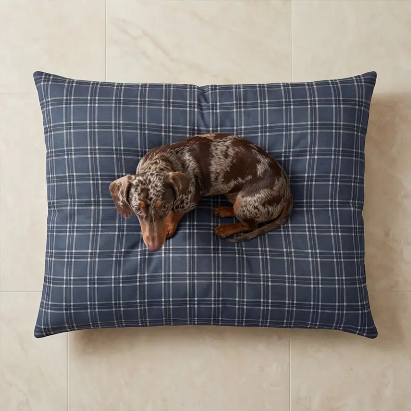 Cama para mascotas desenfundable antimanchas Camilo Blue