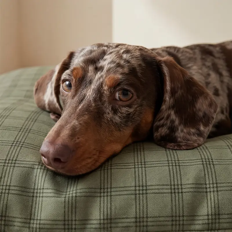 Cama para mascotas desenfundable antimanchas Pancho Green