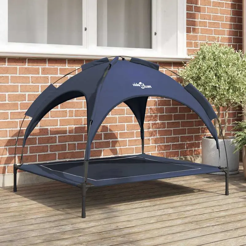 Cama para perro Manual Azul marino 104 x 86 x 84,5 cm Acero