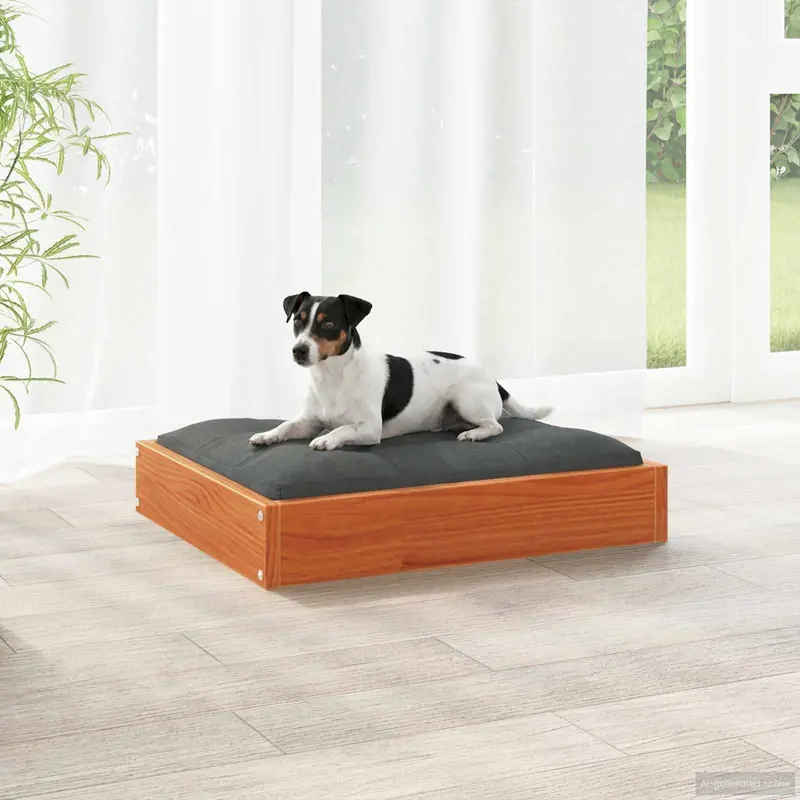 Cama para perro Marrón cera 51,5 x 44 x 9 cm
