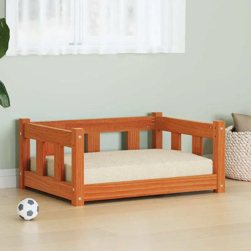 Cama para perro Marrón cera 65,5 x 50 x 28 cm