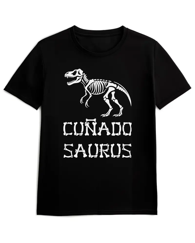 Camiseta de Manga Corta -  Cuñadosaurus Rex  - 100% Algodón