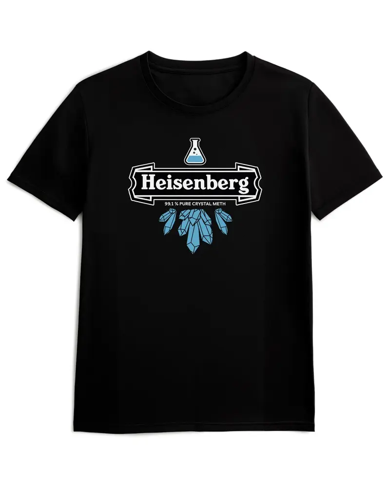 Camiseta de Manga Corta -  Heisenberg  - 100% Algodón