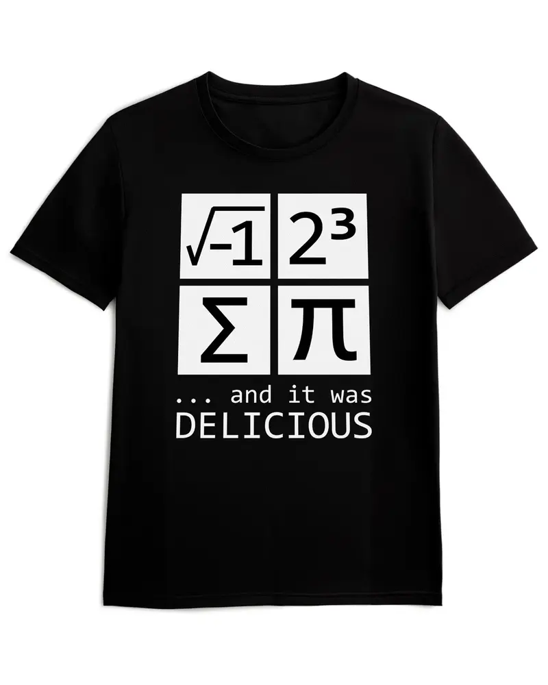 Camiseta de Manga Corta - Número Pi - 100% Algodón