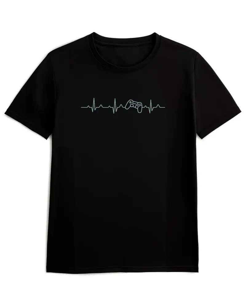 Camiseta de Manga Corta - Pulso Gamer - 100% Algodón