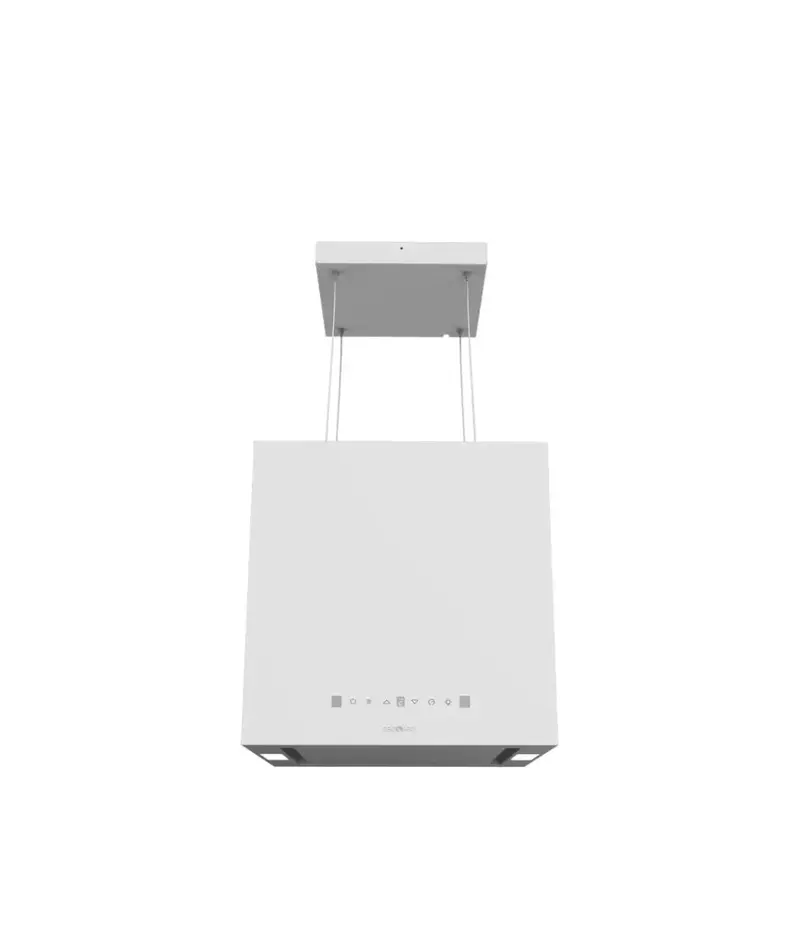 Campana Extractora Blanca 44cm A++ con Control Táctil y Succión 800m3/h de Cecotec
