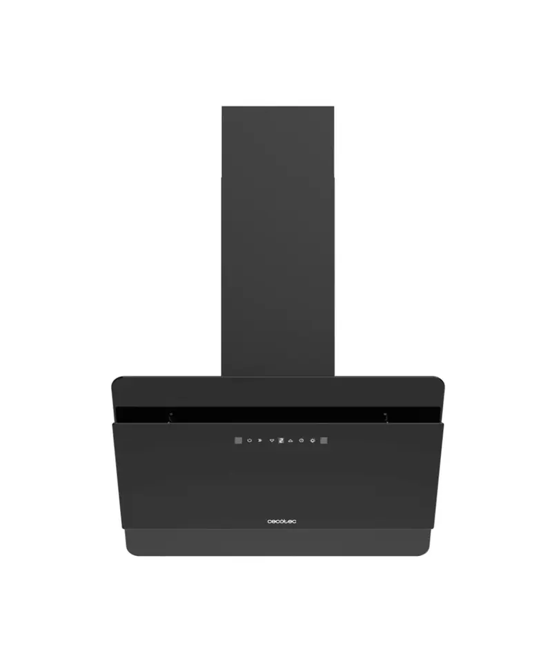 Campana Extractora de 60 cm en Cristal Oscuro, Capacidad de Succión 800 m³/h, Eficiencia A++, Con Control Táctil y Gestual de Cecotec