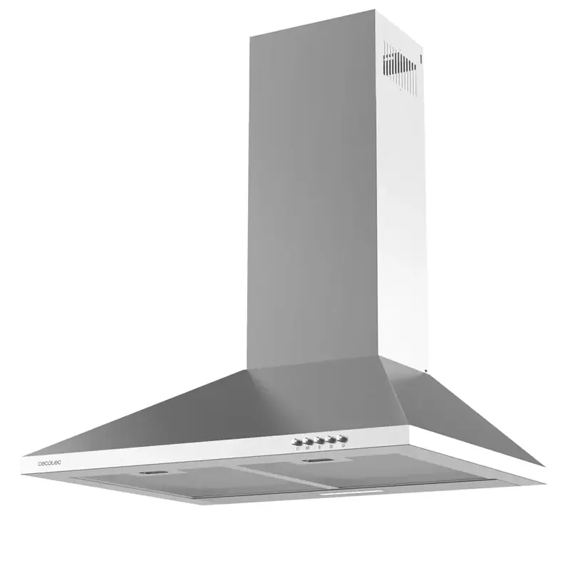Campana Extractora Inoxidable 60cm, 350m3/h, Clase B, Filtros de Carbono y LED de Cecotec