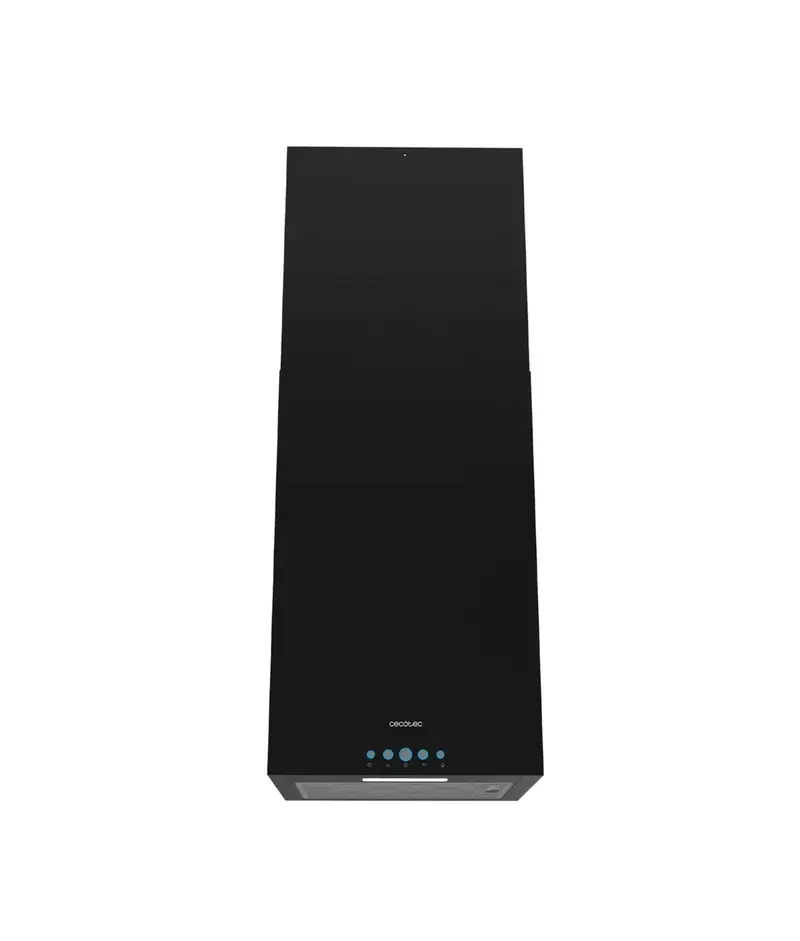 Campana Extractora Isla Negra 38cm, Succión 800m3/h, A++, LED y Filtros de Carbono de Cecotec