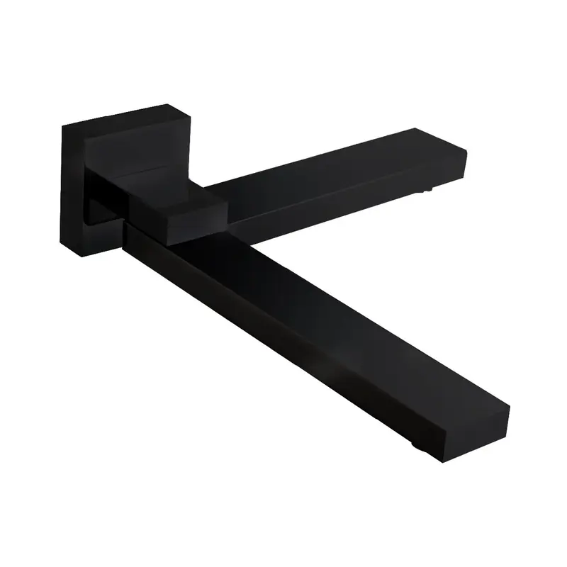 Caño bañera plegable Negro Mate minimalista Imex