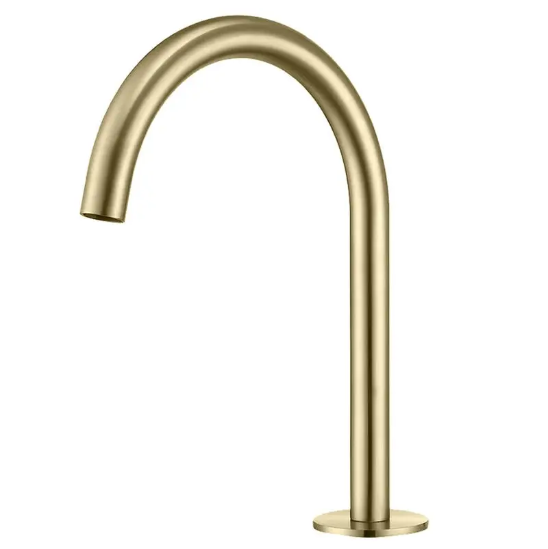 Caño de grifo acabado oro mate estilo moderno resistencia duradera instalación sencilla Compatibilidad universal Aragón Valaz