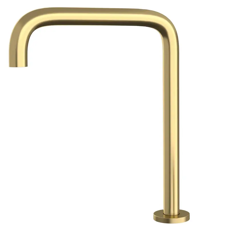 Caño diseño moderno en oro mate giro 360 grados acero de alta calidad Guadalope Valaz
