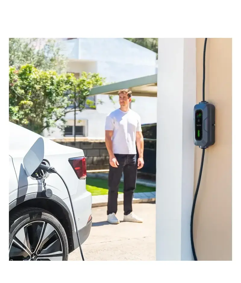 Cargador portátil PIT&GO 3,5 kW para coche eléctrico carga fácil desde toma de corriente estándar de Cecotec