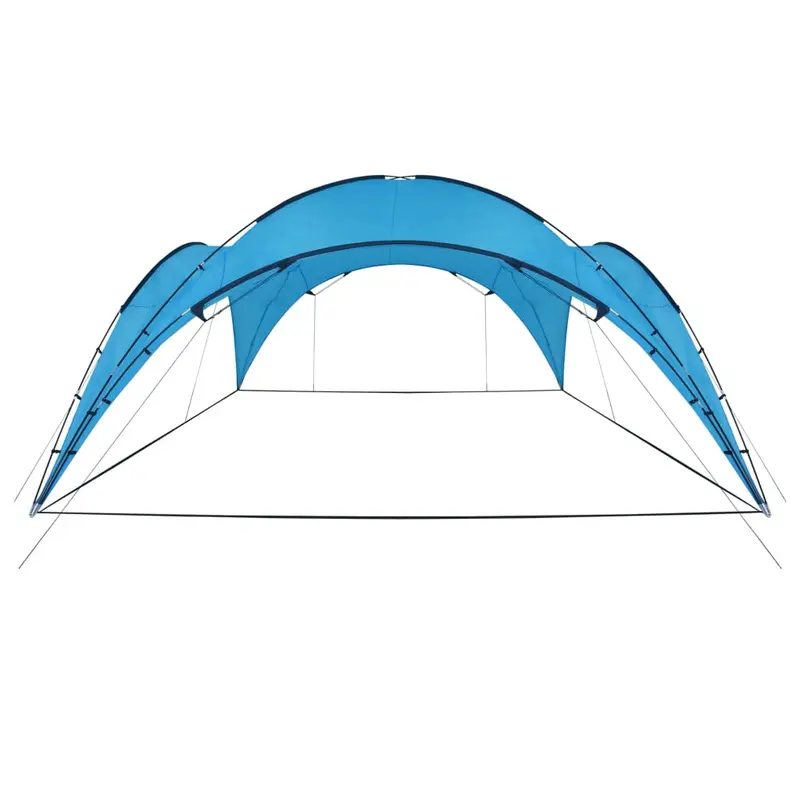 Carpa de fiesta arco azul claro 450x450x265 cm