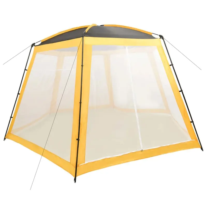 Carpa para piscina de tela amarilla 500x433x250 cm