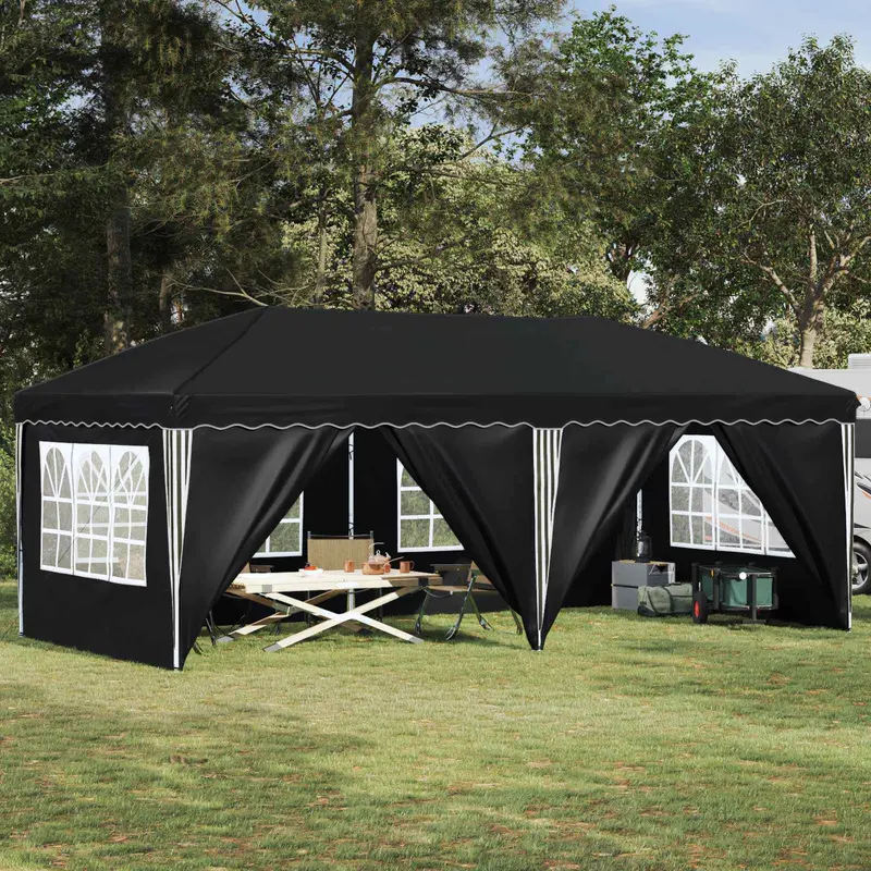 Carpa Plegable para Fiestas 575 x 288 x 245 cm Antracita