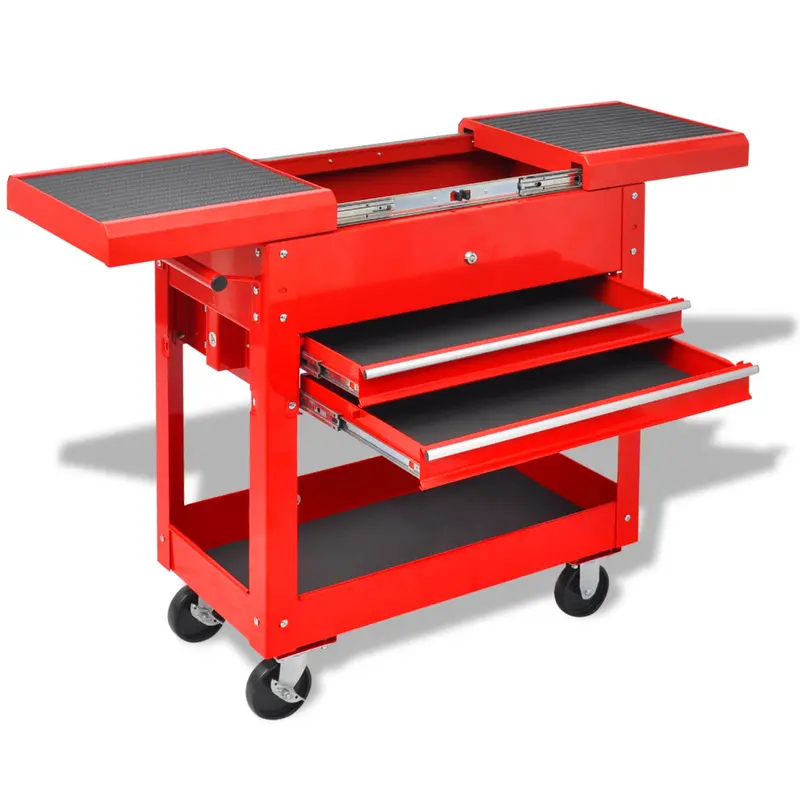 Carro de herramientas Rojo 70.5 x 37 x 71 cm Acero