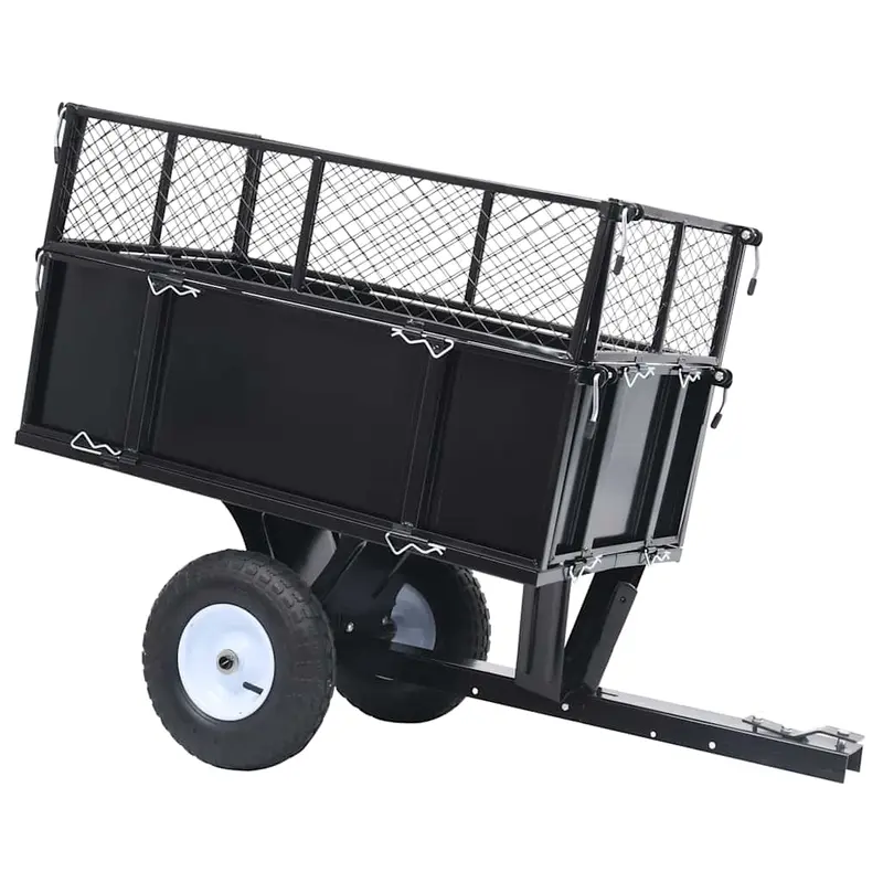 Carro remolque inclinable de cortacésped carga de 150 kg