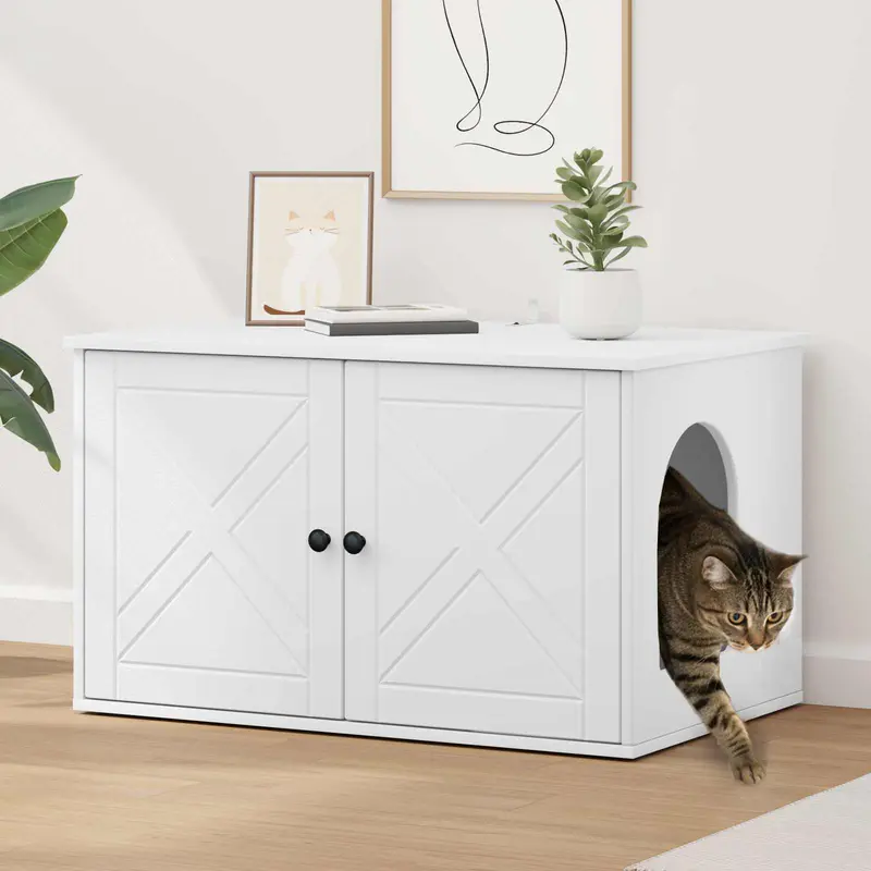 Casa para Gatos 85 x 55 x 50,5 cm Madera de ingeniería