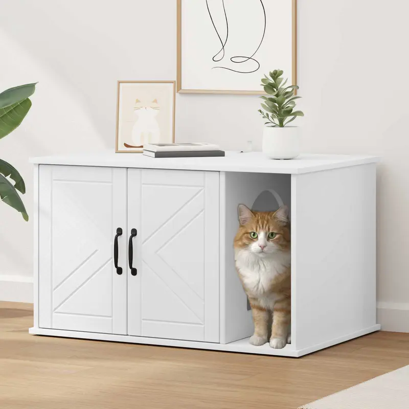 Casa para Gatos 85 x 55 x 50 cm Madera de ingeniería