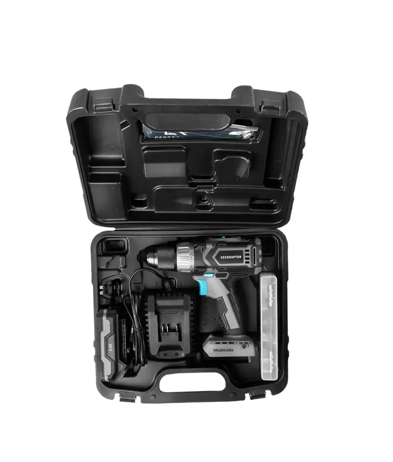 CecoRaptor Perfect Drill 2020 taladro 20V Brushless 2000 rpm 46 Nm 25 posiciones Torque y 2 velocidades Cecotec