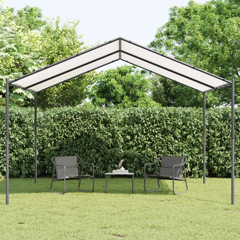 Cenador 4 x 4 x 2,6 m Acero y Poliéster 180 gsm