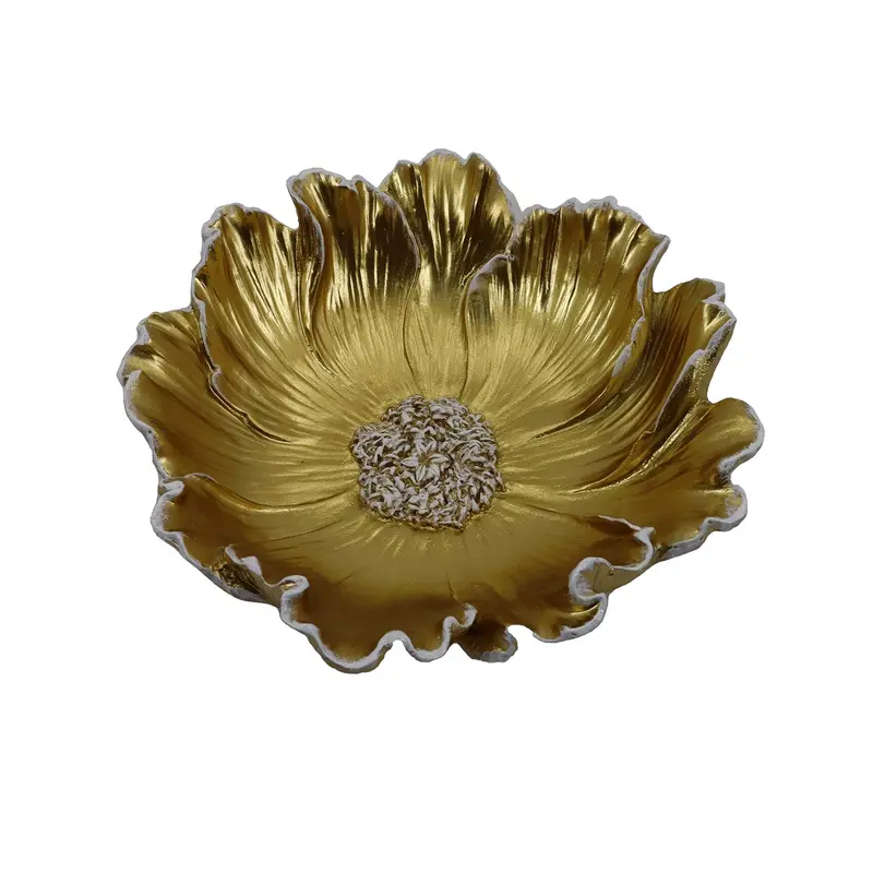 CENTRO DE MESA FLOR DORADO