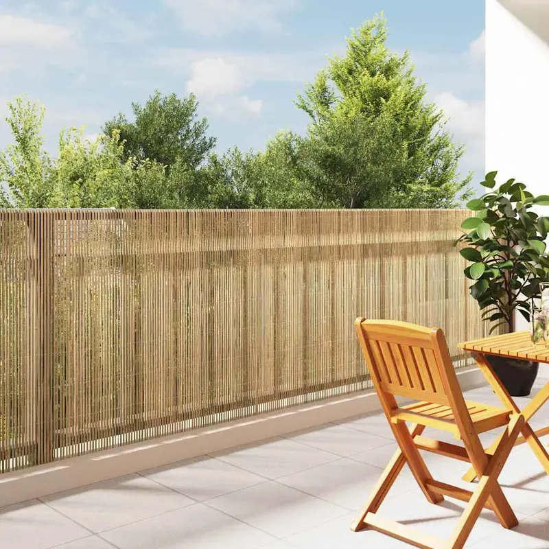 Cerca de Bambú Natural 400 x 125 cm Bambú