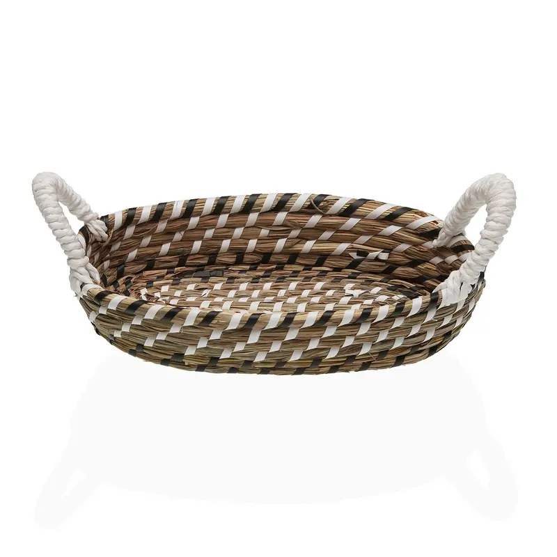 CESTA BLANCA Y NEGRA 26 CM