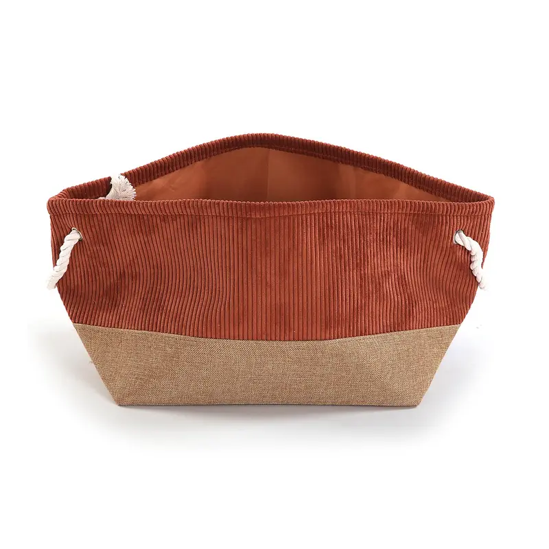 CESTA CORDUROY TERRACOTA