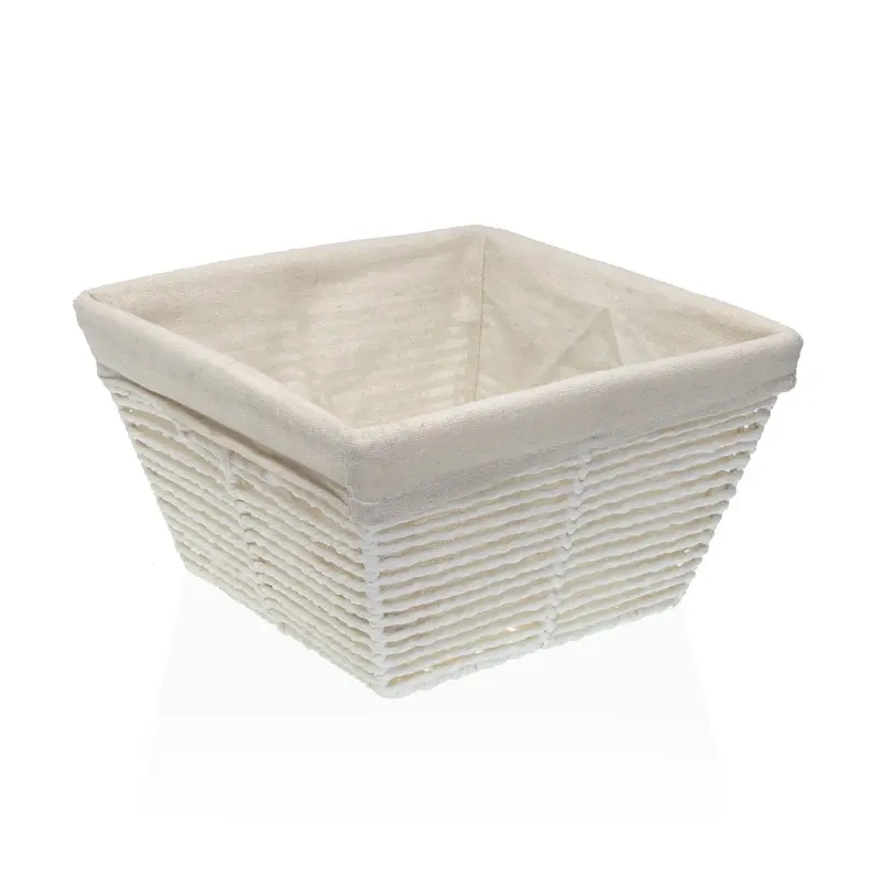 CESTA CUADRADA BLANCA