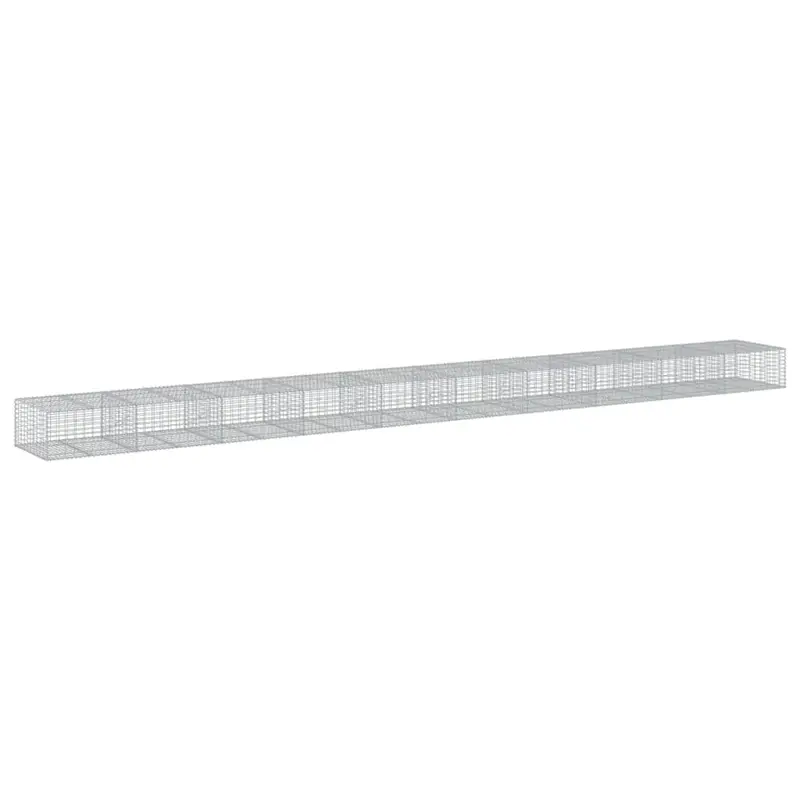 Cesta de gaviones con cubierta hierro galvanizado