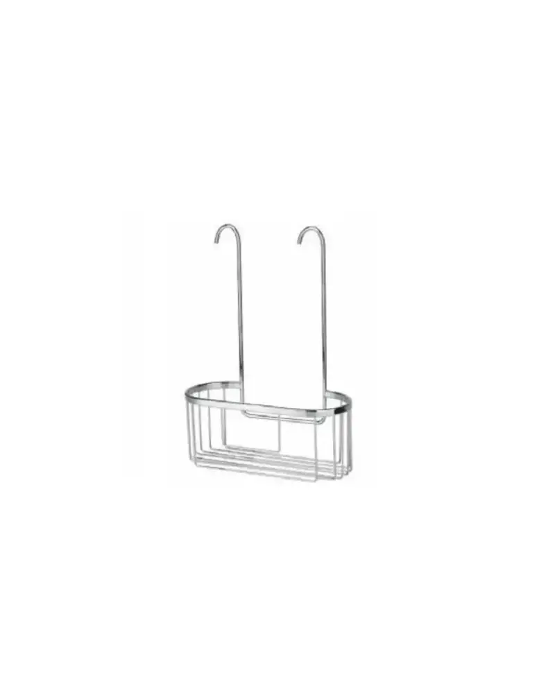 Cesta de rejilla para grifo de baño de acero inoxidable cromado de Aquore