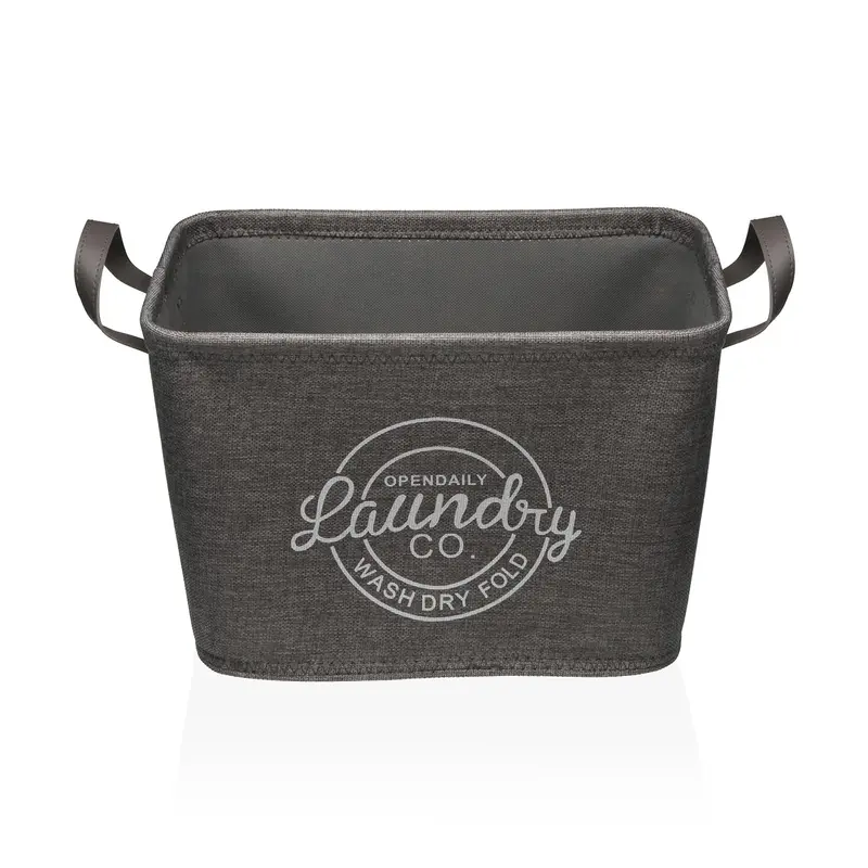 CESTO LAUNDRY GRIS OSCURO