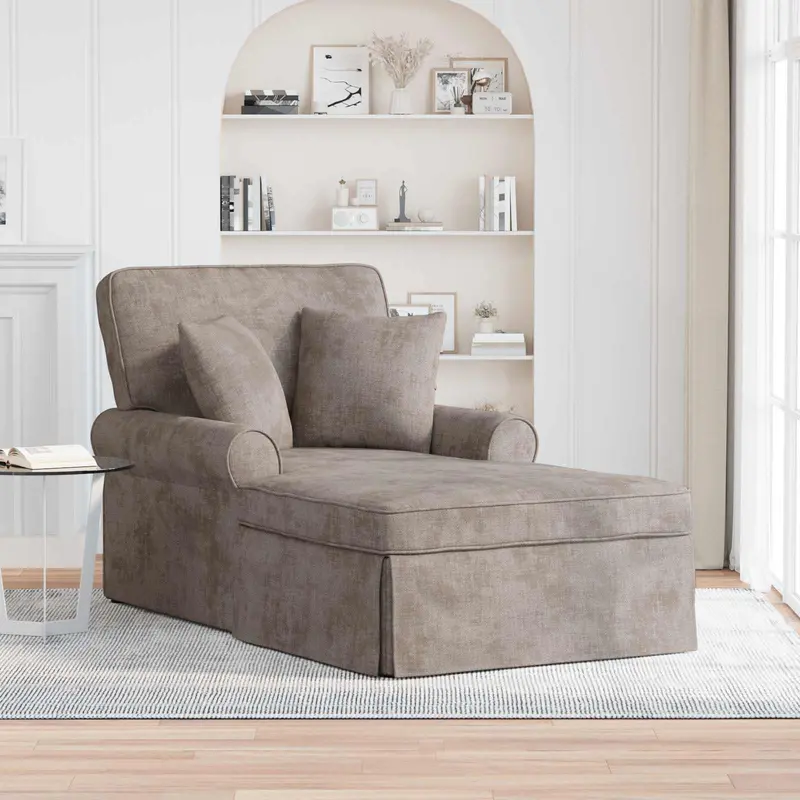 Chaise Lounge con Falda con cojín Arena 157 x 91 x 91 cm ARES