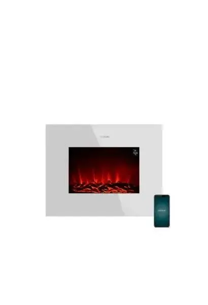 Chimenea Cecotec Ready Warm 2690 de 26 pulgadas Blanca con WiFi